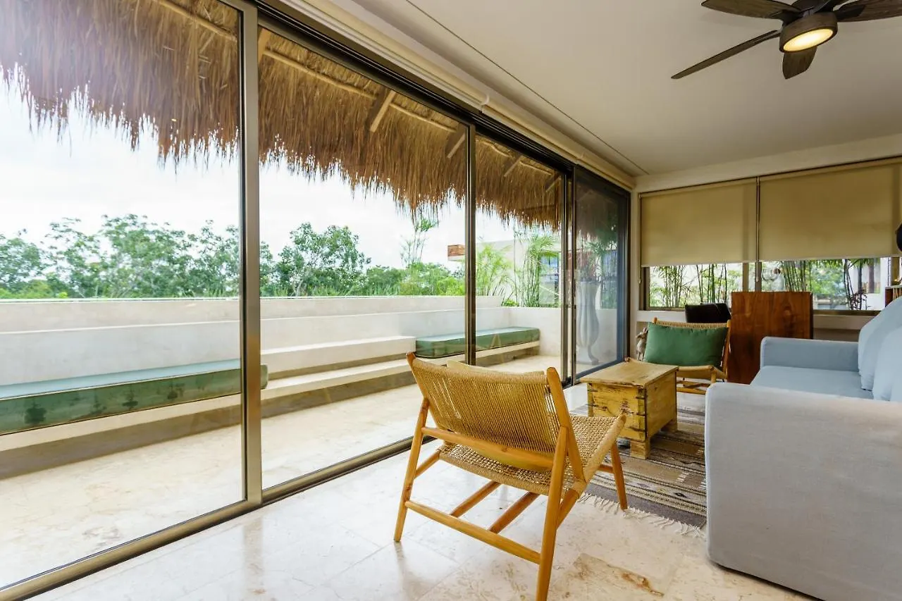 Luxury & Nature Meet Plus A Private Pool & Roof Pool Тулум Апартаменты